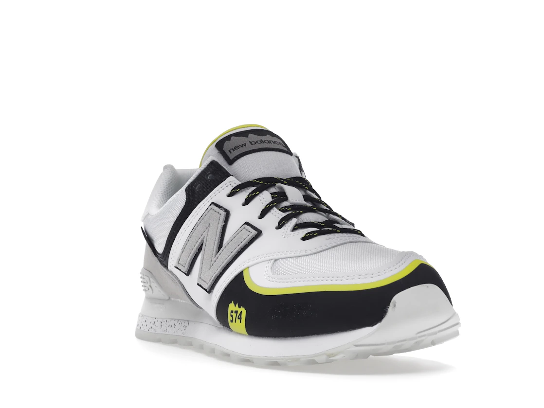 Vue 7 de New Balance 574 All Terrain White Lime Black