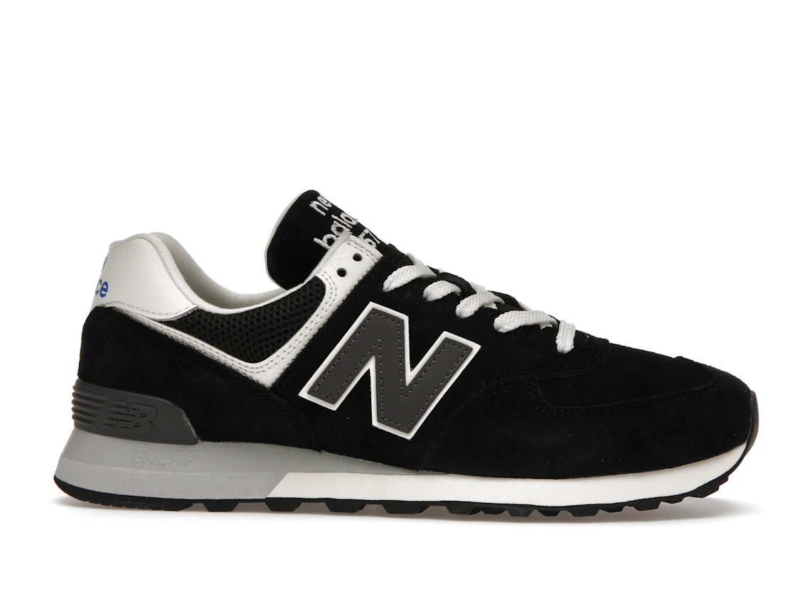 Vue 2 de New Balance 574 Black White Grey
