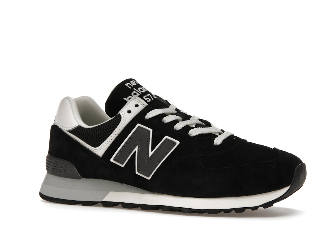 Vue 4 de New Balance 574 Black White Grey