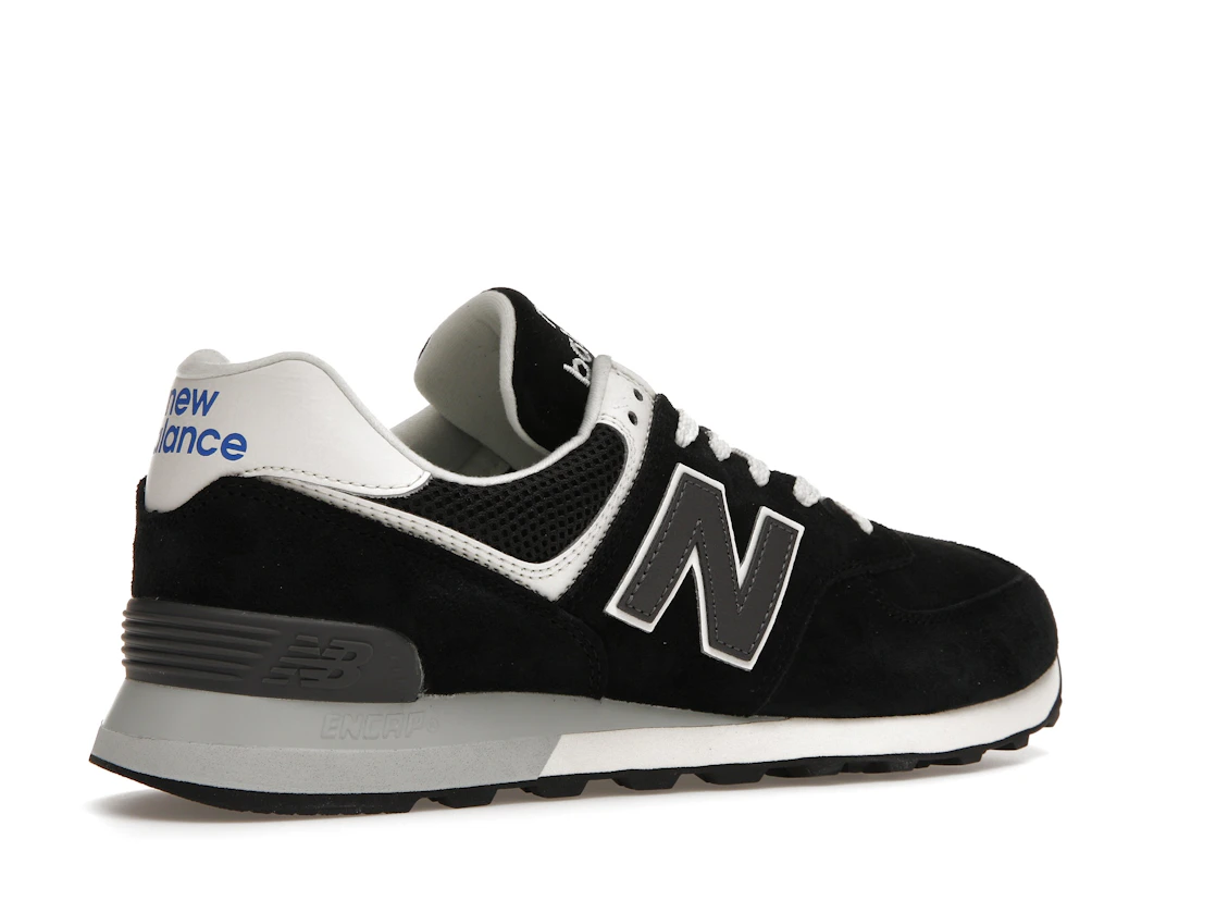 Vue 34 de New Balance 574 Black White Grey