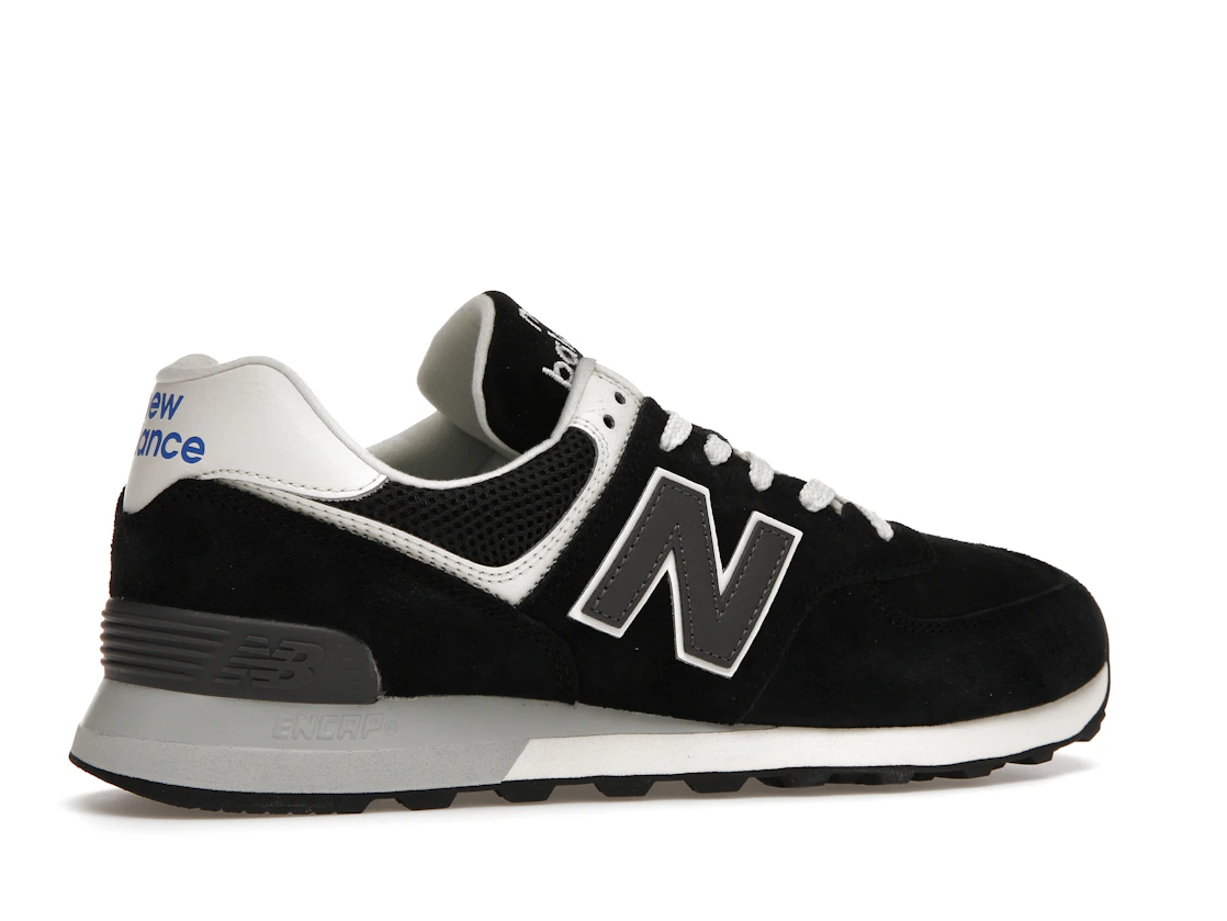 Vue 35 de New Balance 574 Black White Grey
