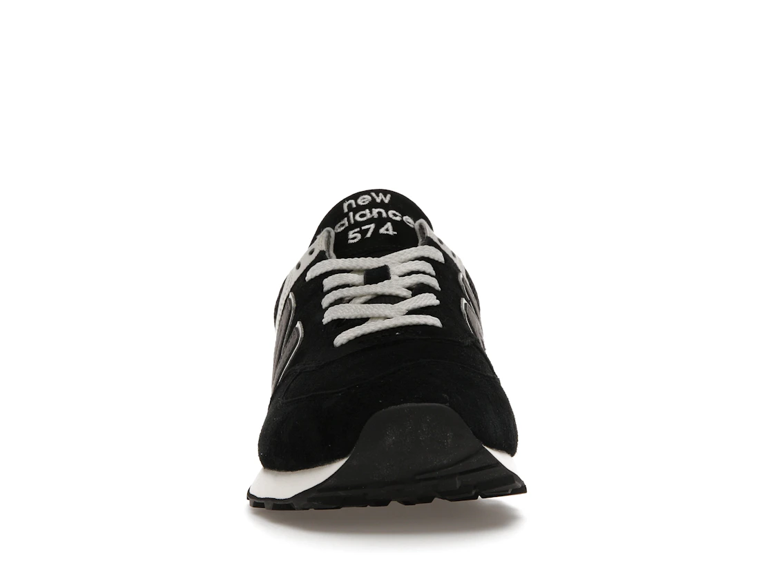 Vue 10 de New Balance 574 Black White Grey