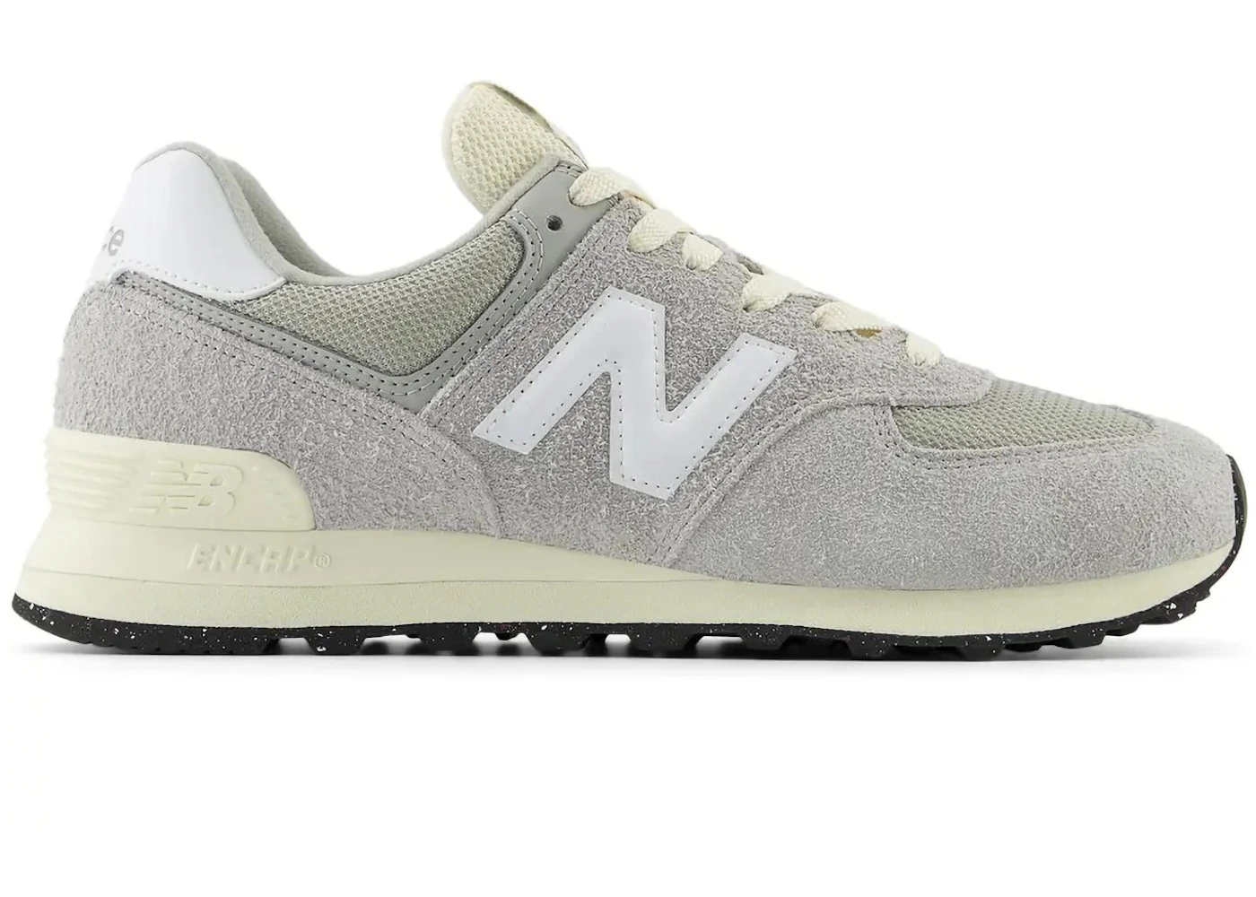New Balance 574 Concrete White Angora