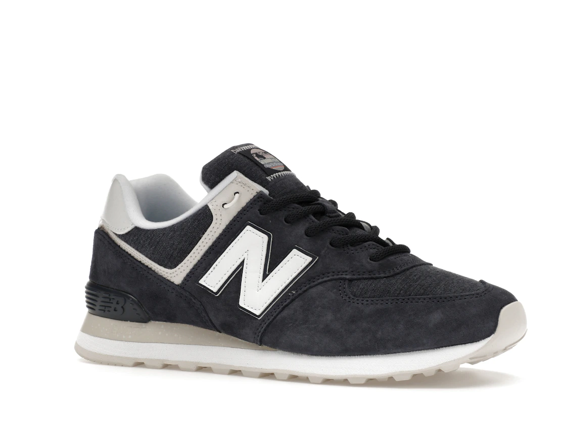 Vue 4 de New Balance 574 Fleece Navy