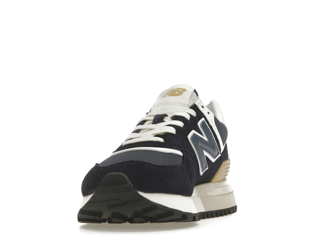 Vue 12 de New Balance 574 Navy White Beige