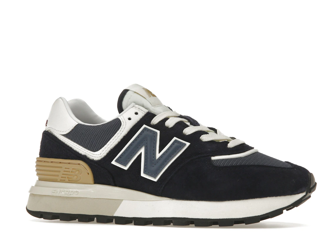 Vue 3 de New Balance 574 Navy White Beige