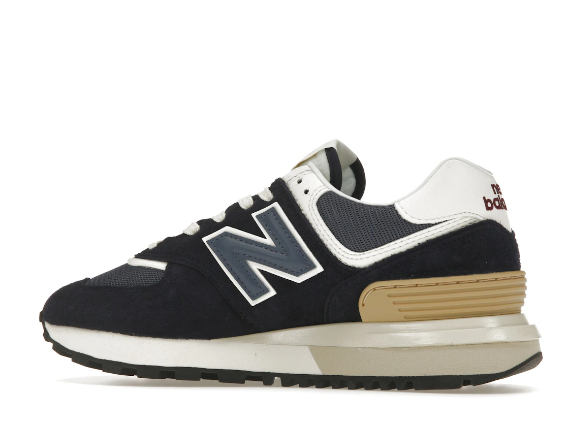 Vue 21 de New Balance 574 Navy White Beige