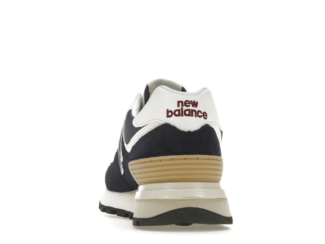 Vue 27 de New Balance 574 Navy White Beige