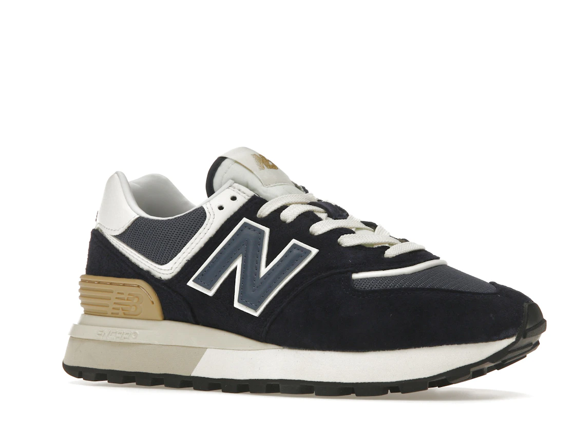 Vue 4 de New Balance 574 Navy White Beige