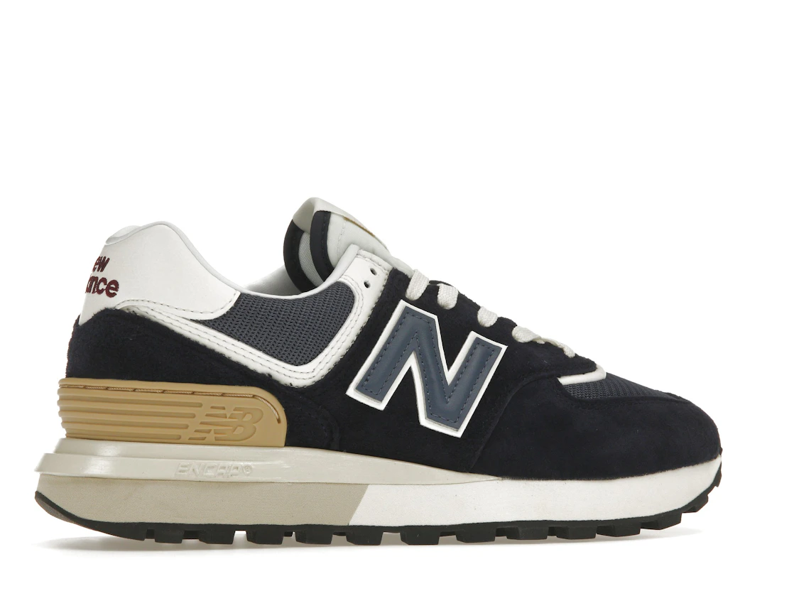 Vue 35 de New Balance 574 Navy White Beige