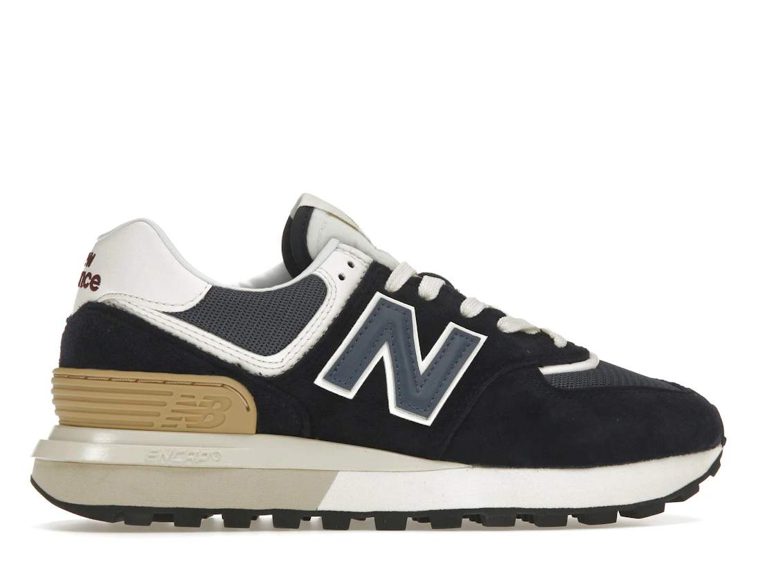 Vue 36 de New Balance 574 Navy White Beige
