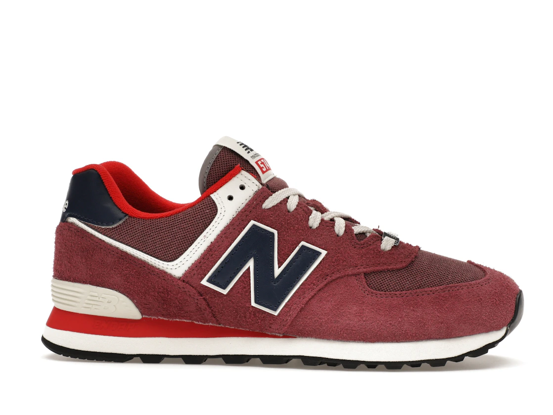 Vue 2 de New Balance 574 Red Navy (2023)