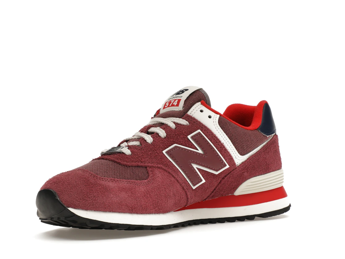 Vue 15 de New Balance 574 Red Navy (2023)