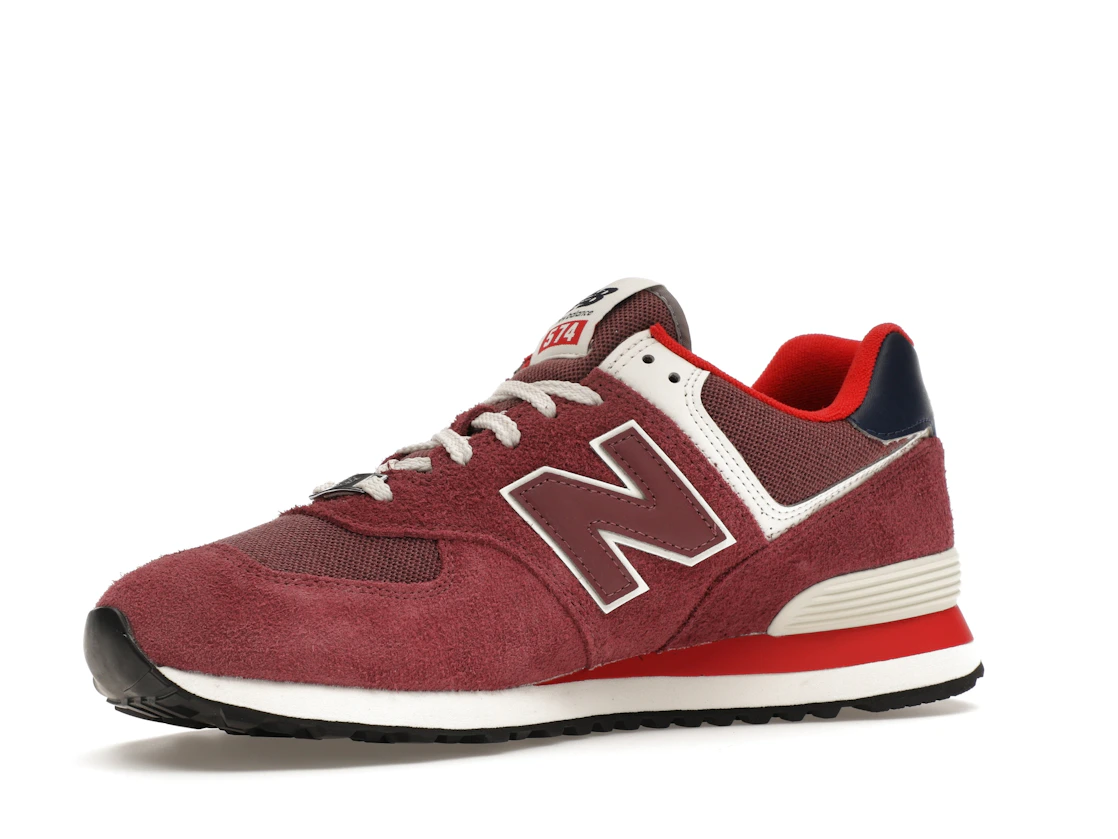 Vue 16 de New Balance 574 Red Navy (2023)