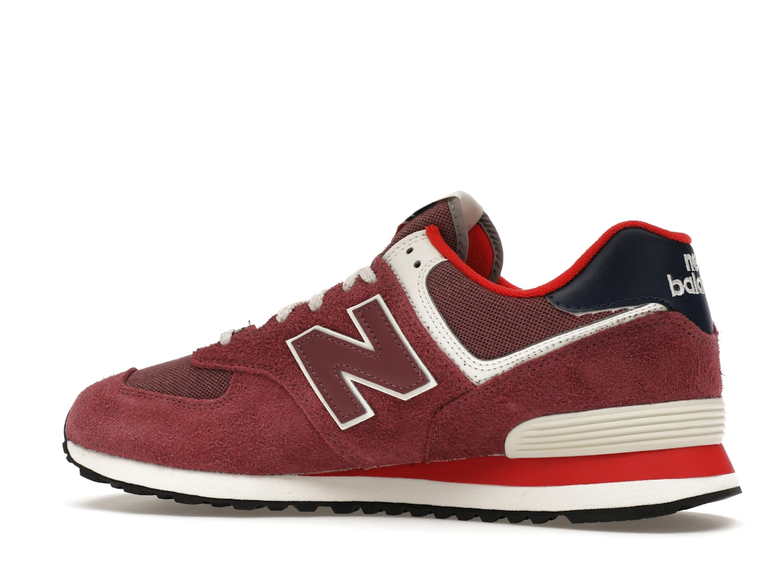 Vue 21 de New Balance 574 Red Navy (2023)