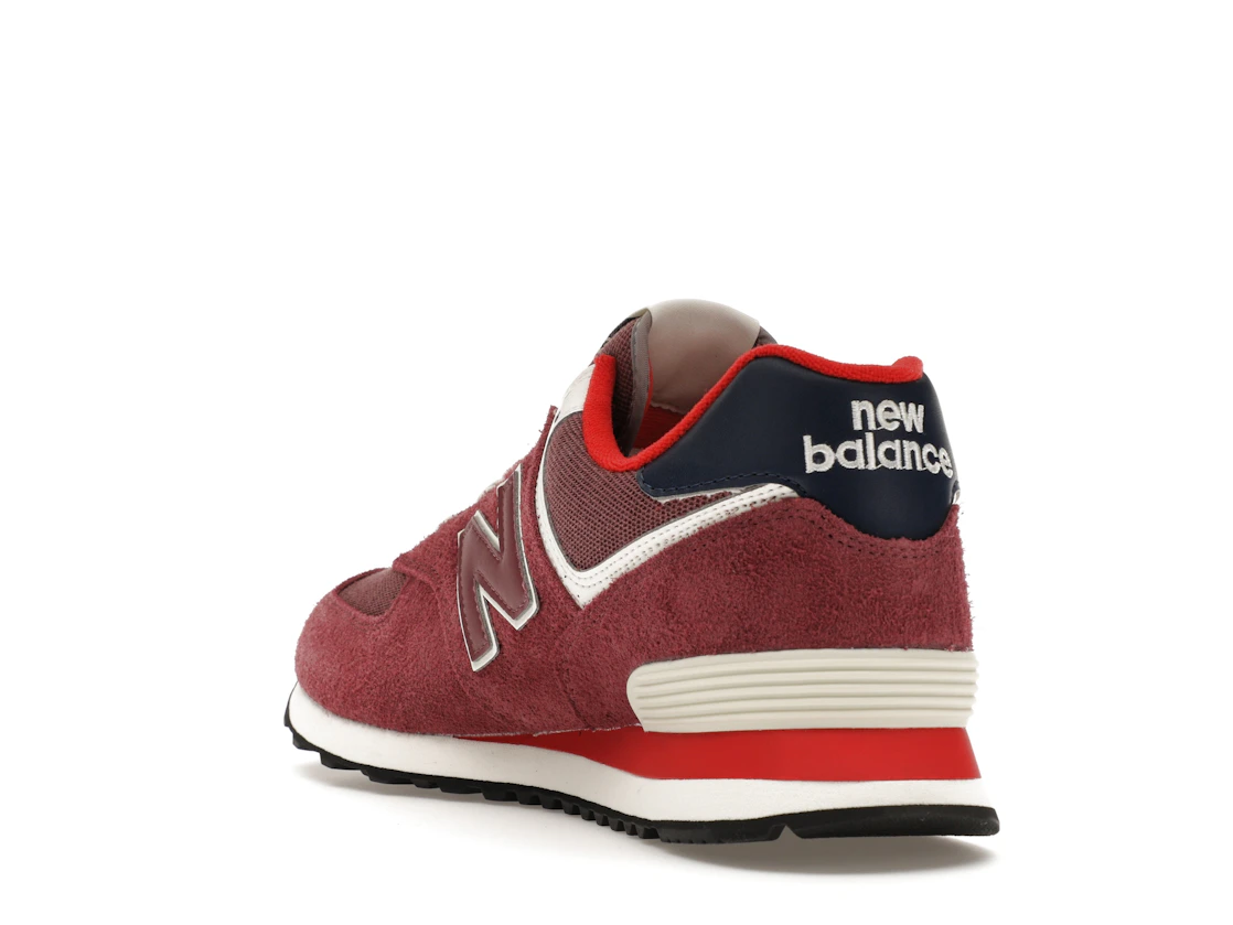 Vue 25 de New Balance 574 Red Navy (2023)