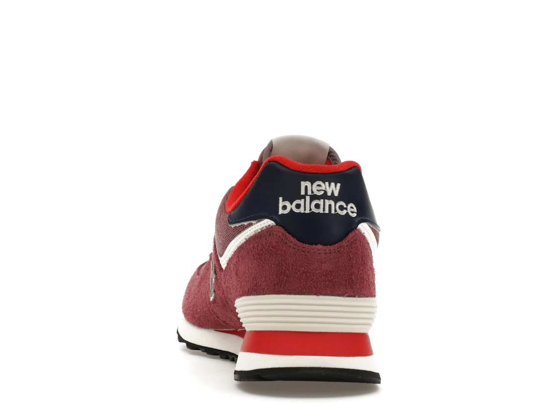 Vue 27 de New Balance 574 Red Navy (2023)