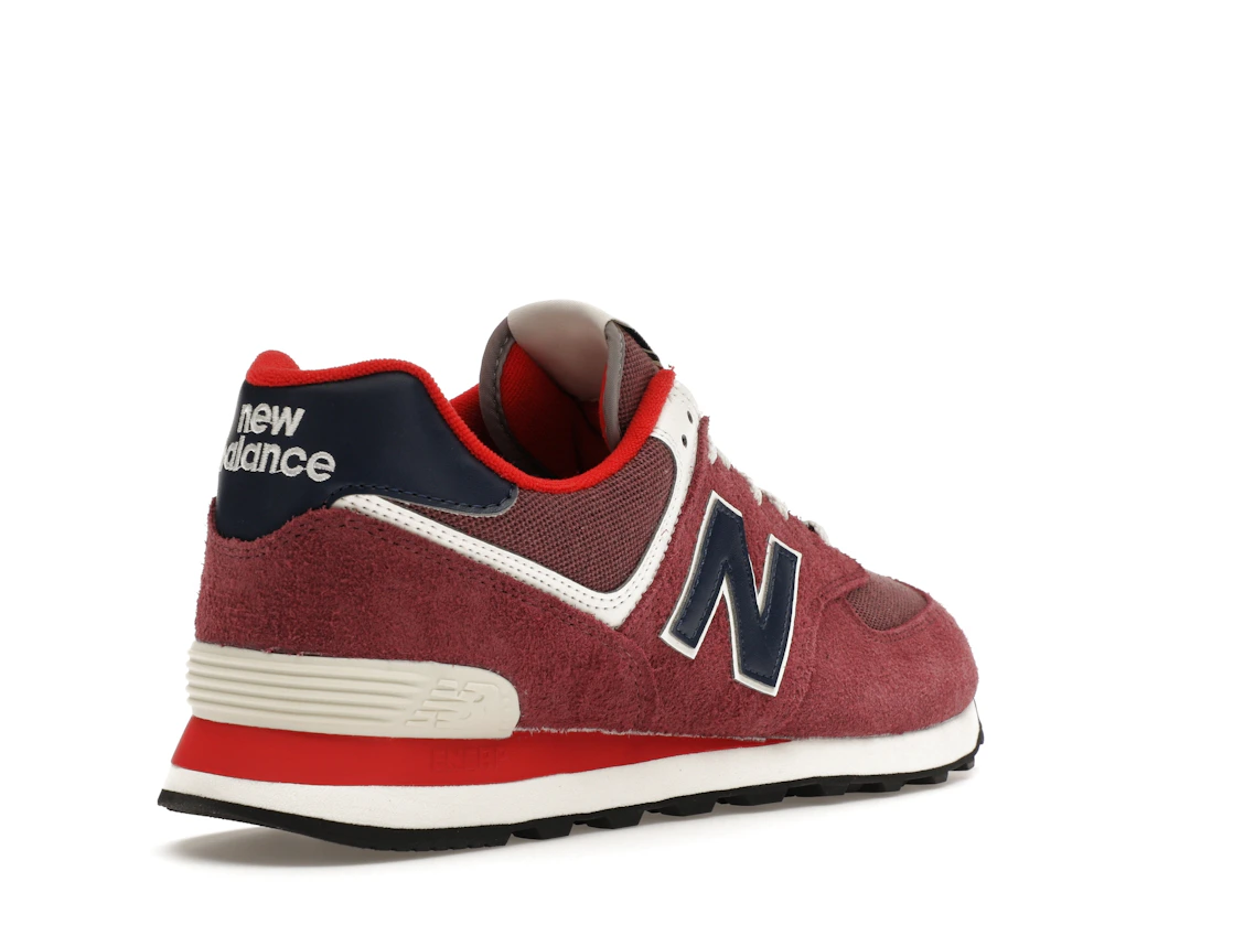 Vue 32 de New Balance 574 Red Navy (2023)