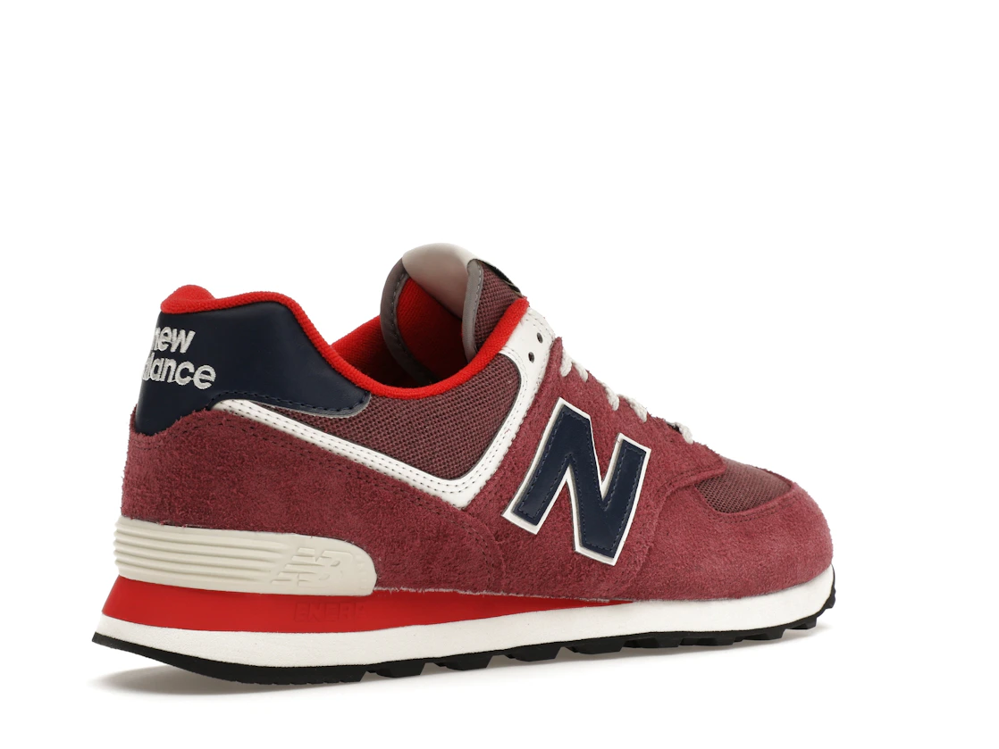 Vue 33 de New Balance 574 Red Navy (2023)