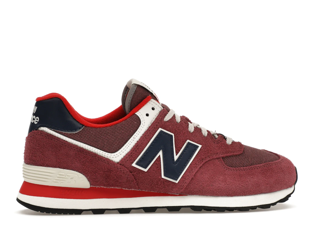 Vue 36 de New Balance 574 Red Navy (2023)