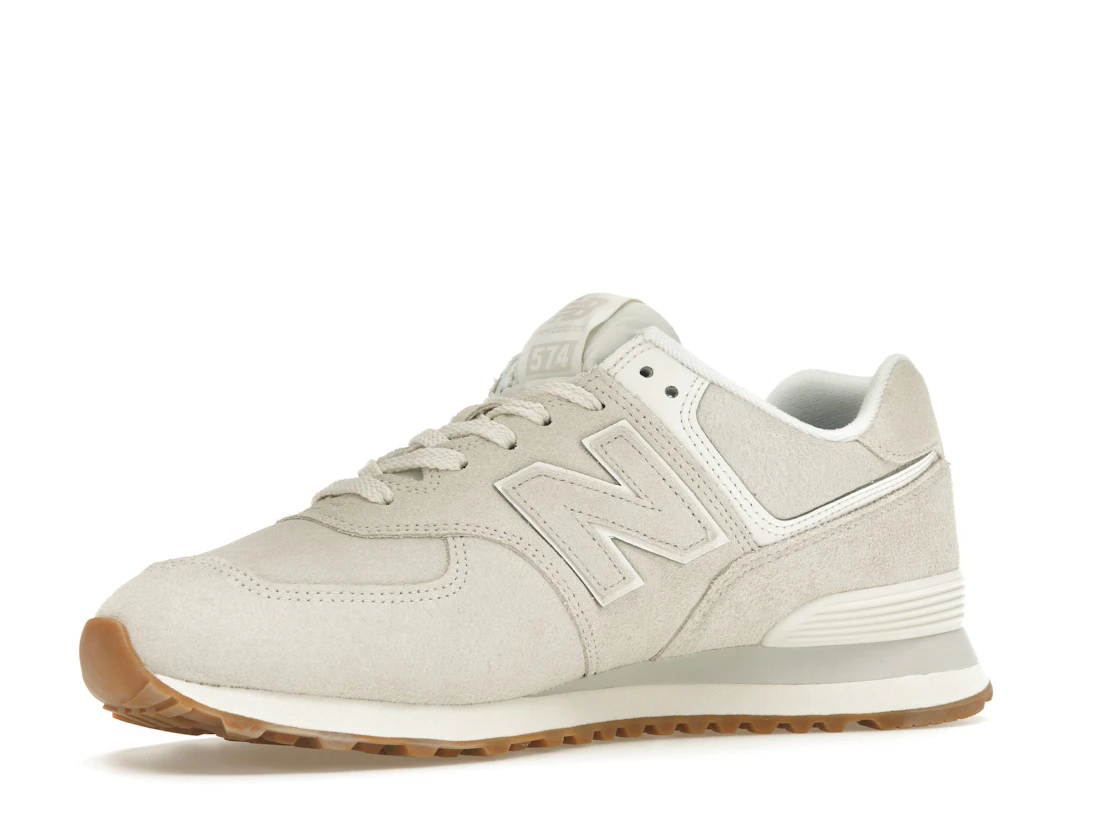 Vue 16 de New Balance 574 White Tan