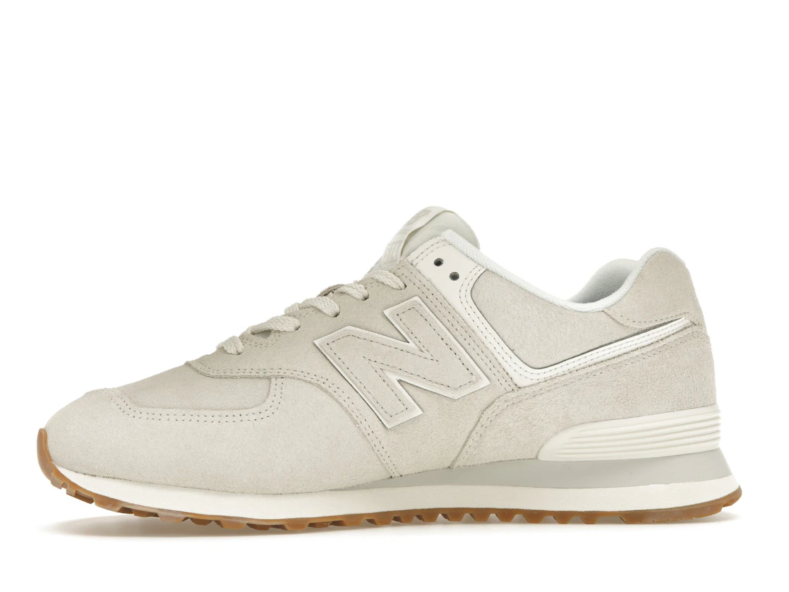 Vue 18 de New Balance 574 White Tan