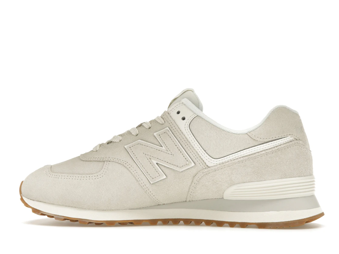 Vue 20 de New Balance 574 White Tan