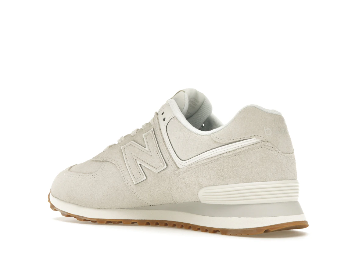 Vue 23 de New Balance 574 White Tan