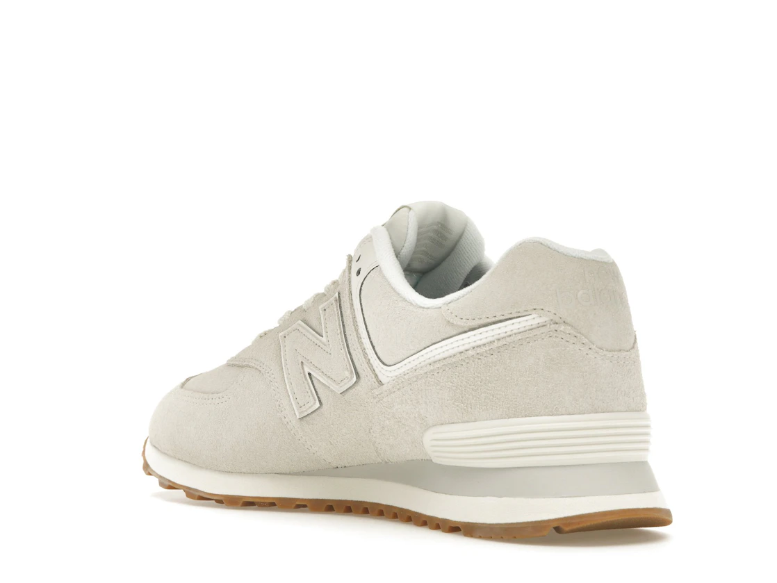Vue 24 de New Balance 574 White Tan