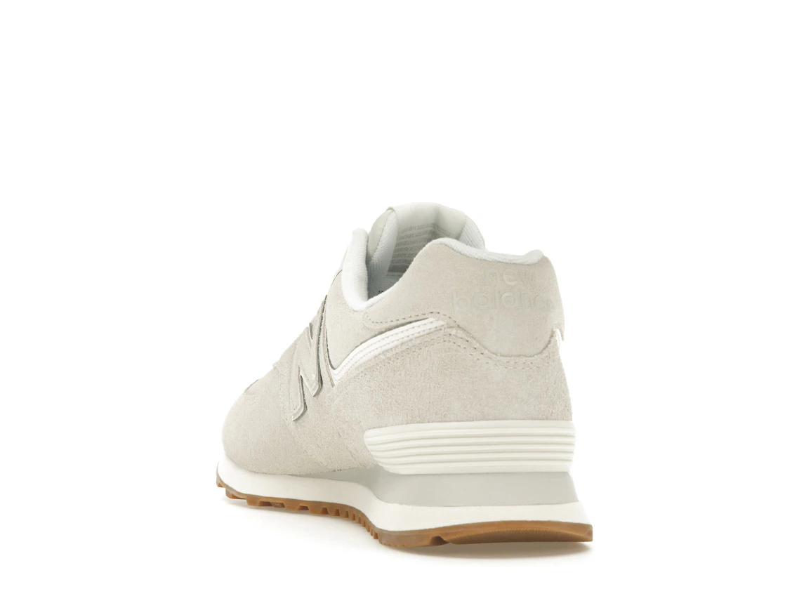 Vue 26 de New Balance 574 White Tan