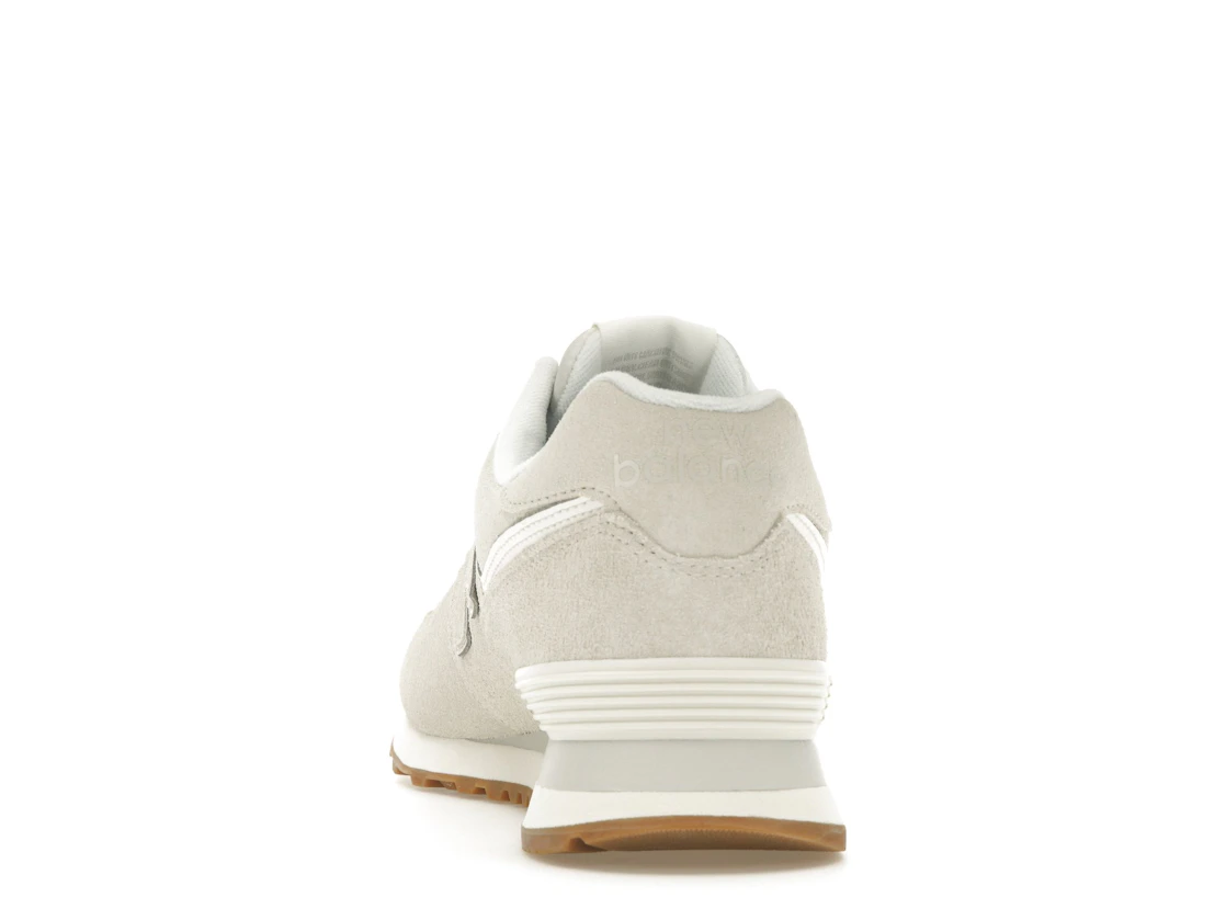 Vue 27 de New Balance 574 White Tan