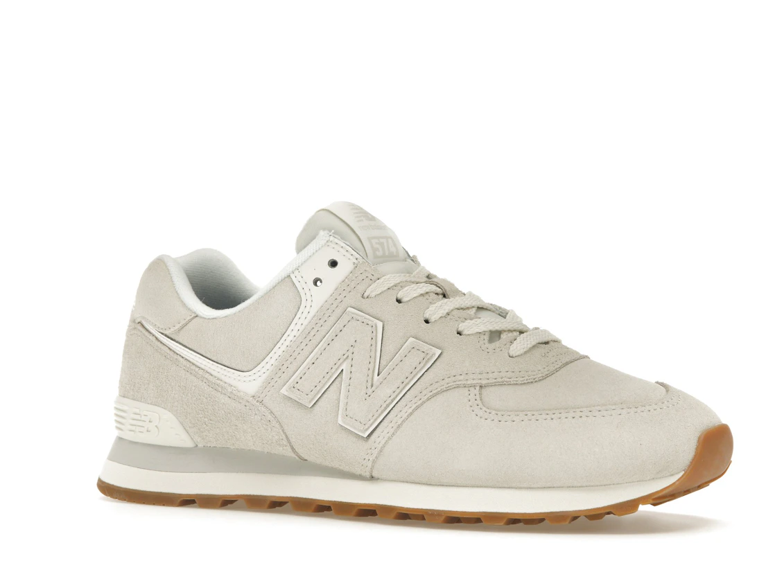 Vue 4 de New Balance 574 White Tan