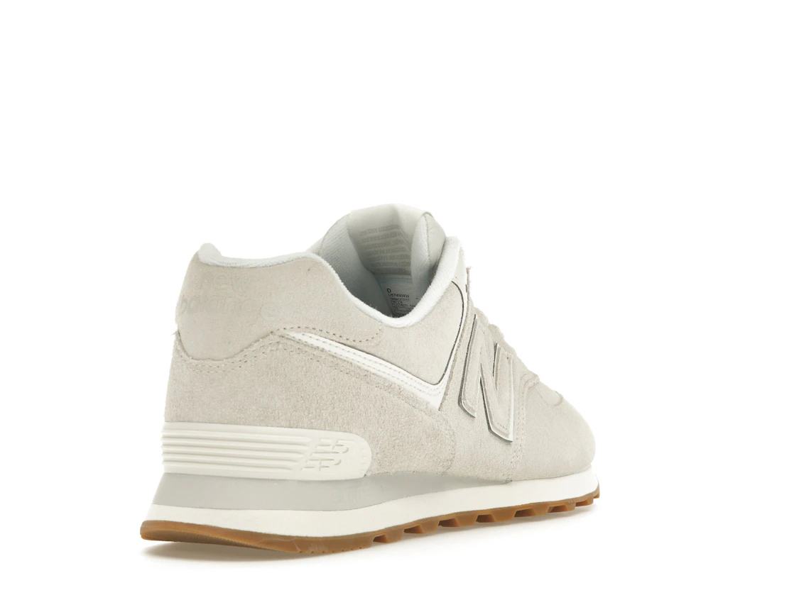 Vue 31 de New Balance 574 White Tan