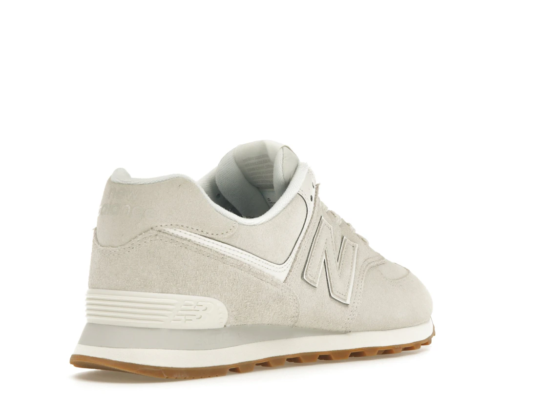 Vue 32 de New Balance 574 White Tan