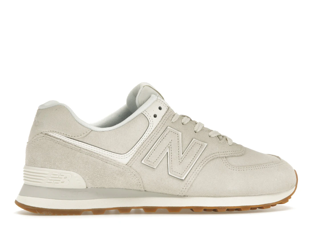 Vue 36 de New Balance 574 White Tan