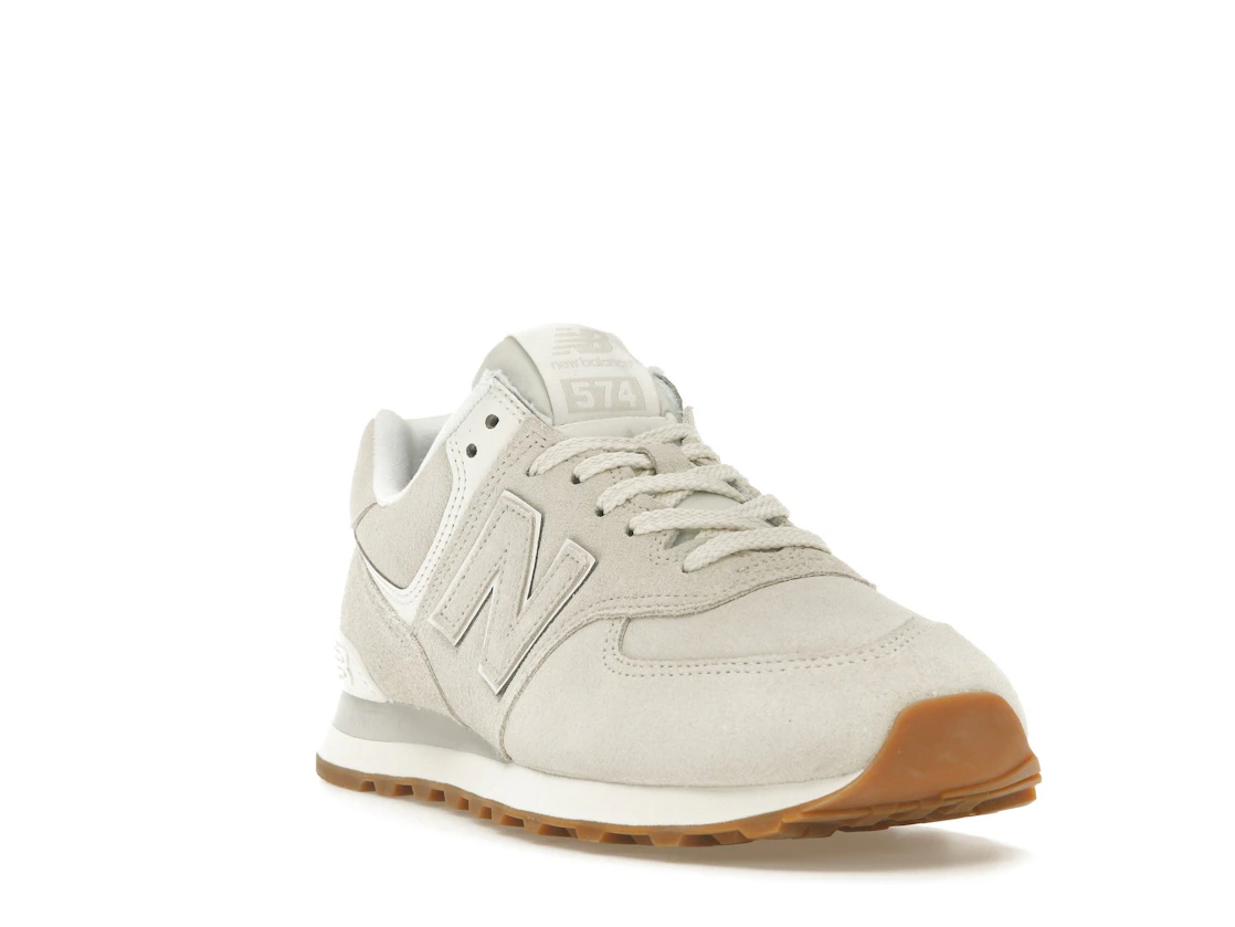 Vue 7 de New Balance 574 White Tan