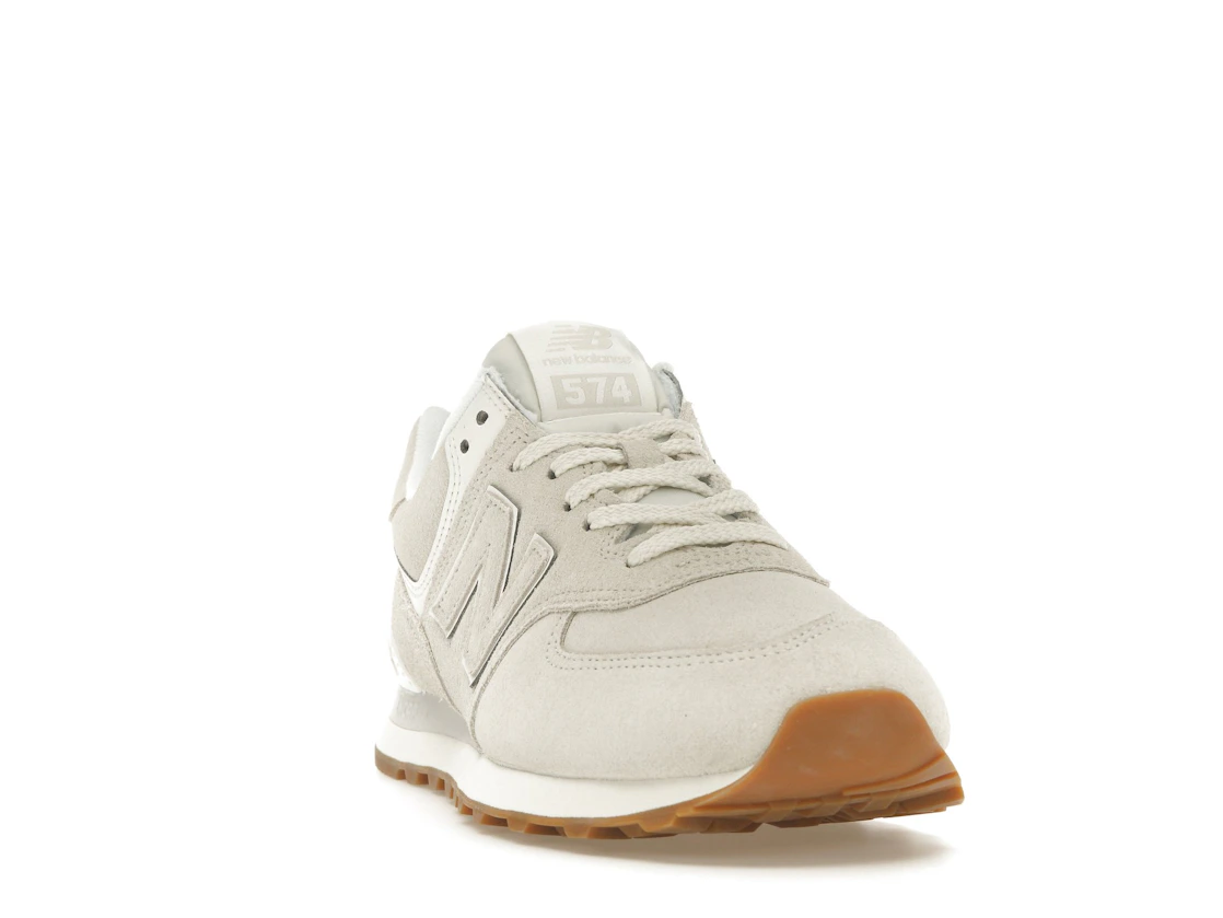 Vue 8 de New Balance 574 White Tan