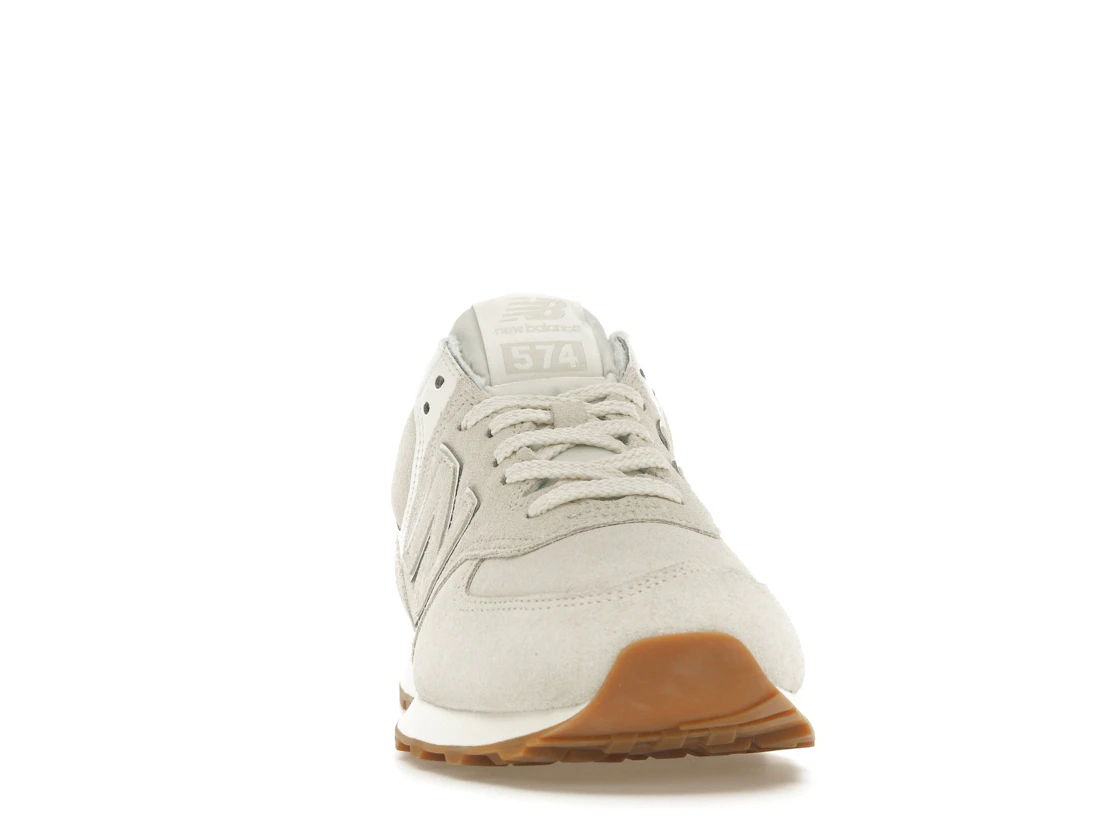 Vue 9 de New Balance 574 White Tan