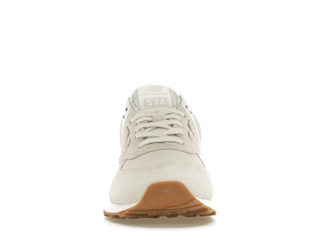 Vue 10 de New Balance 574 White Tan