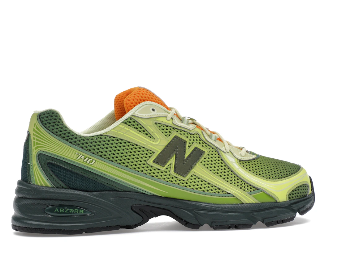 Vue 35 de New Balance 740 Concepts Brut