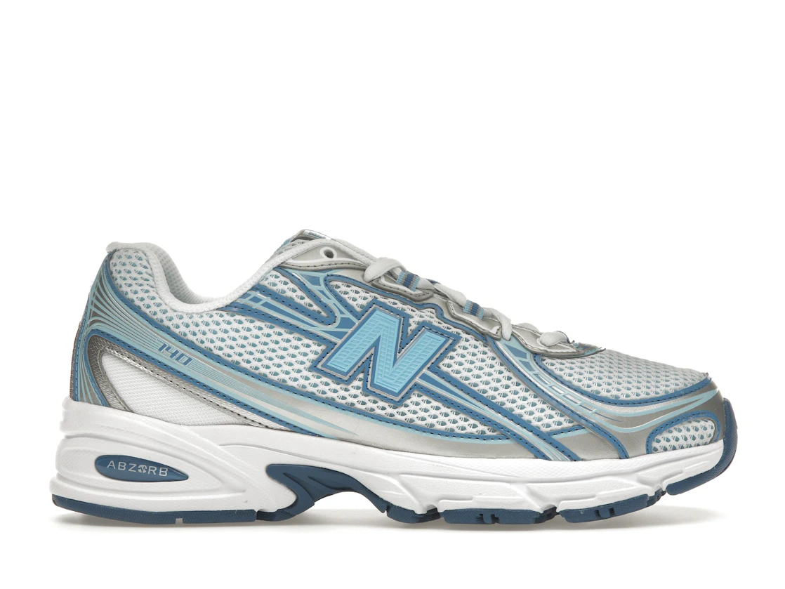 Vue 1 de New Balance 740v2 Blue Agate White