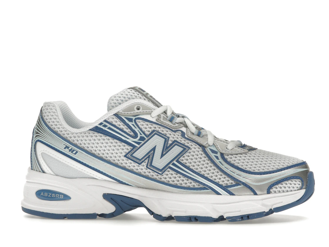 Vue 2 de New Balance 740v2 White Ice Blue Sea Lime