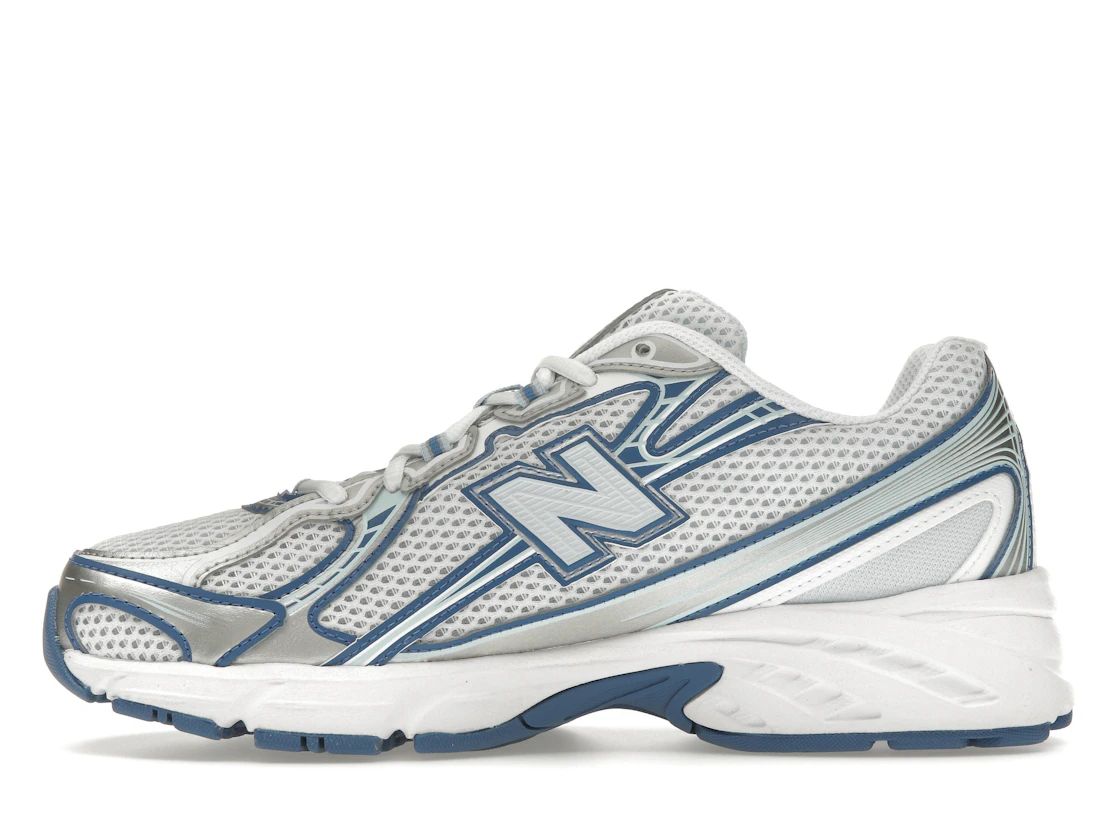 Vue 19 de New Balance 740v2 White Ice Blue Sea Lime