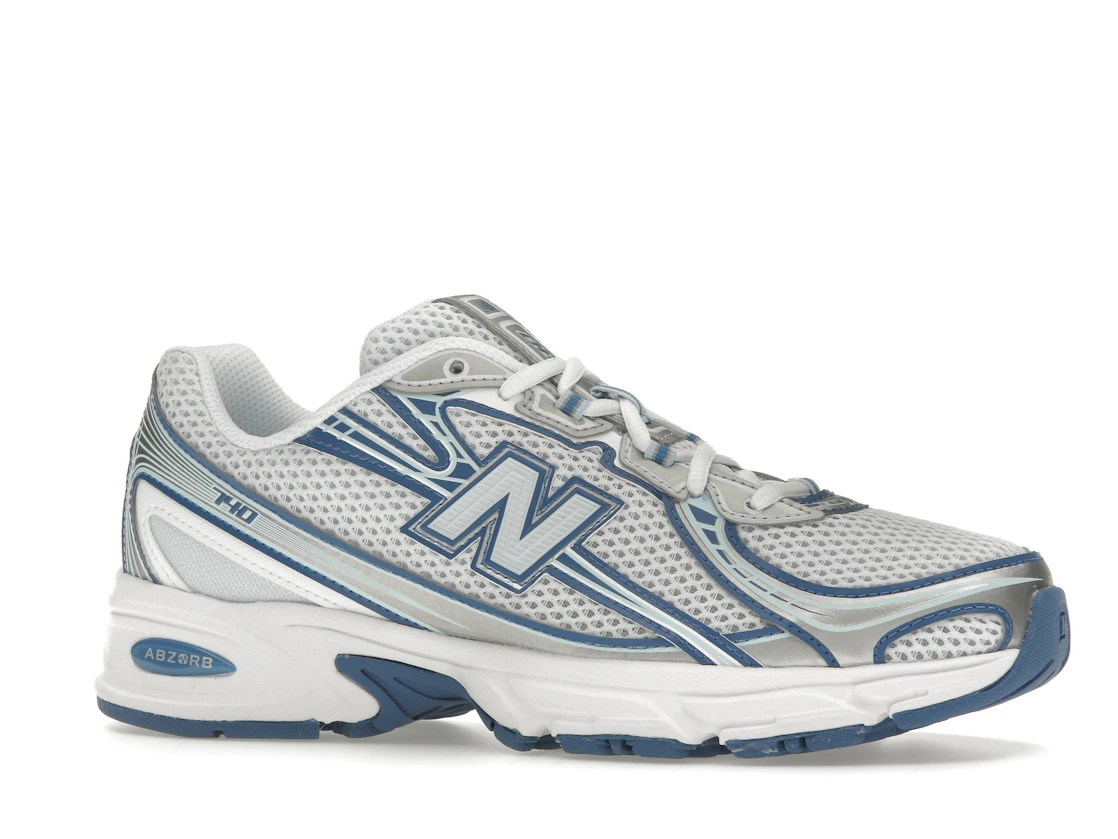 Vue 3 de New Balance 740v2 White Ice Blue Sea Lime