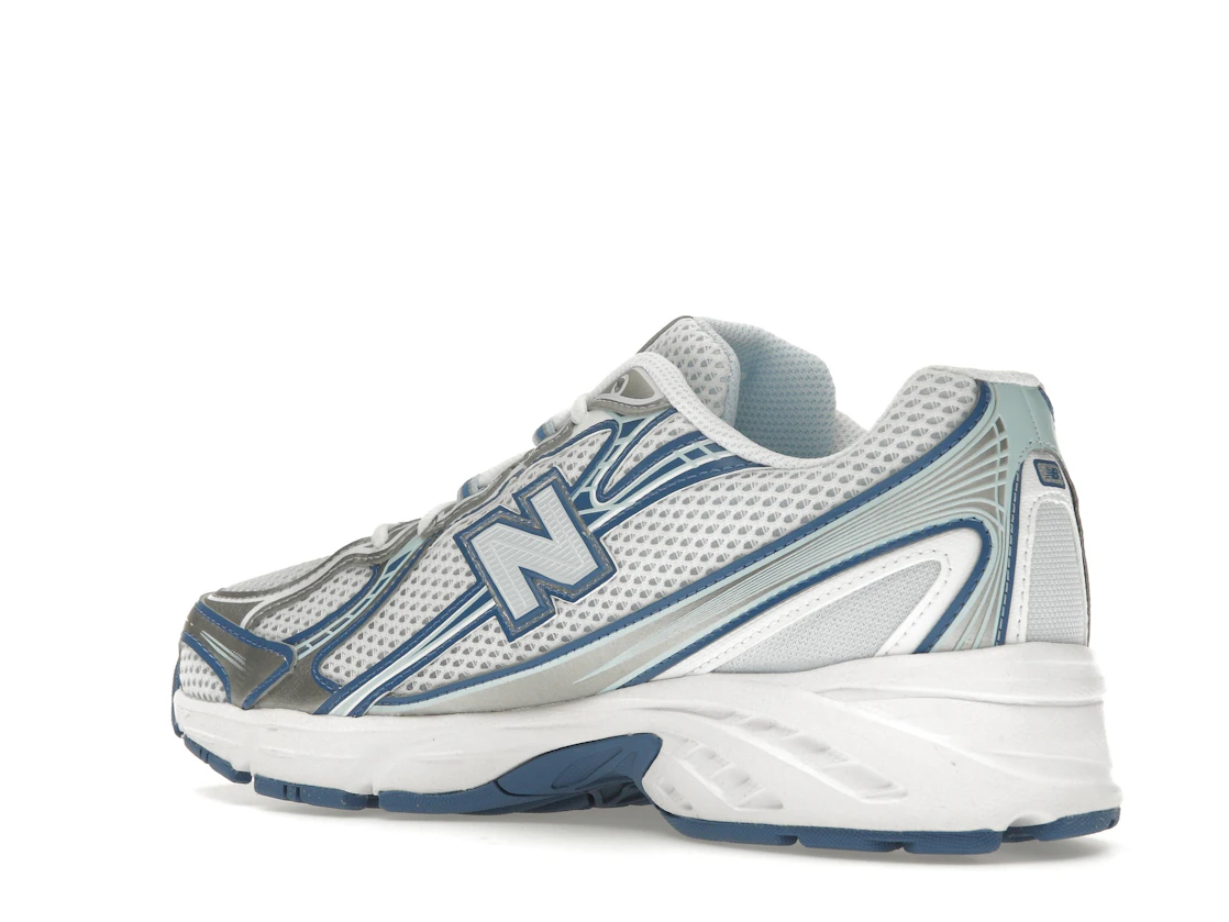 Vue 23 de New Balance 740v2 White Ice Blue Sea Lime