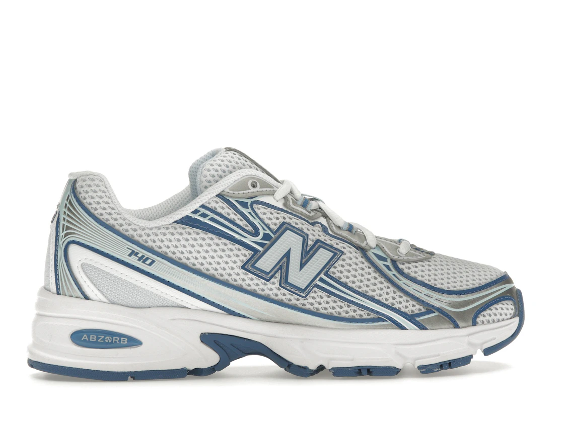 Vue 36 de New Balance 740v2 White Ice Blue Sea Lime