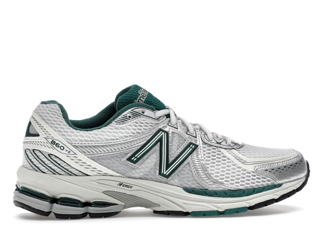 Vue 36 de New Balance 860v2 Aimé Leon Dore Grey Green