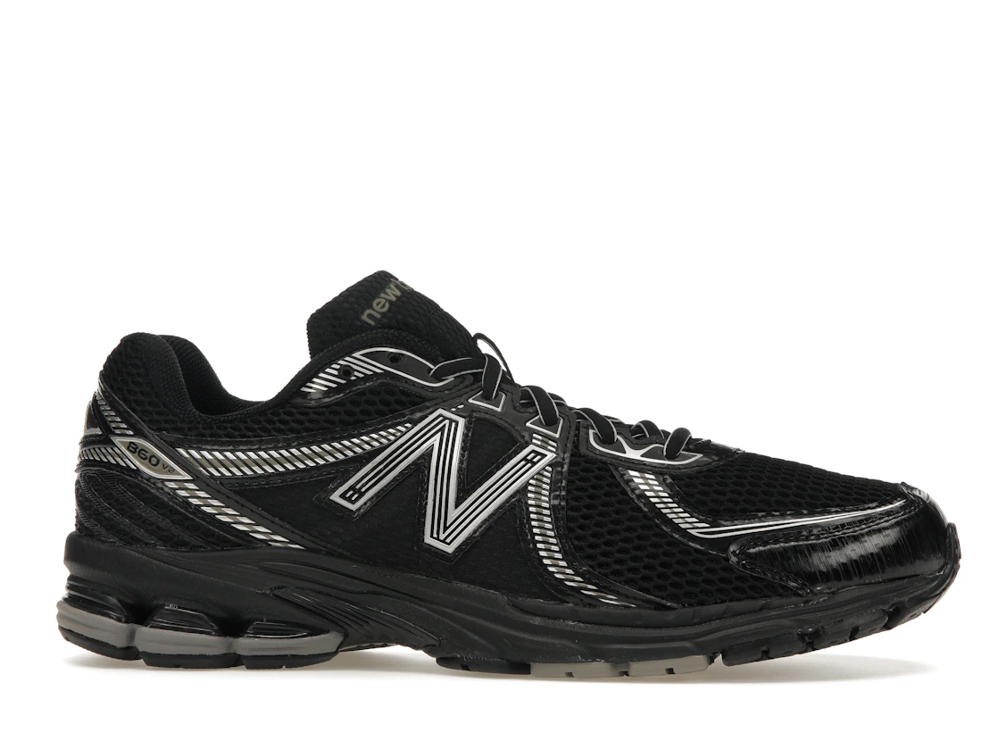 Vue 2 de New Balance 860v2 Black Silver