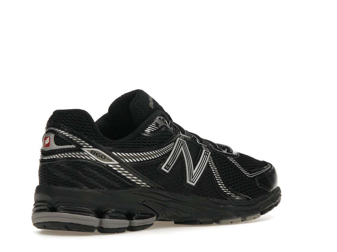 Vue 33 de New Balance 860v2 Black Silver