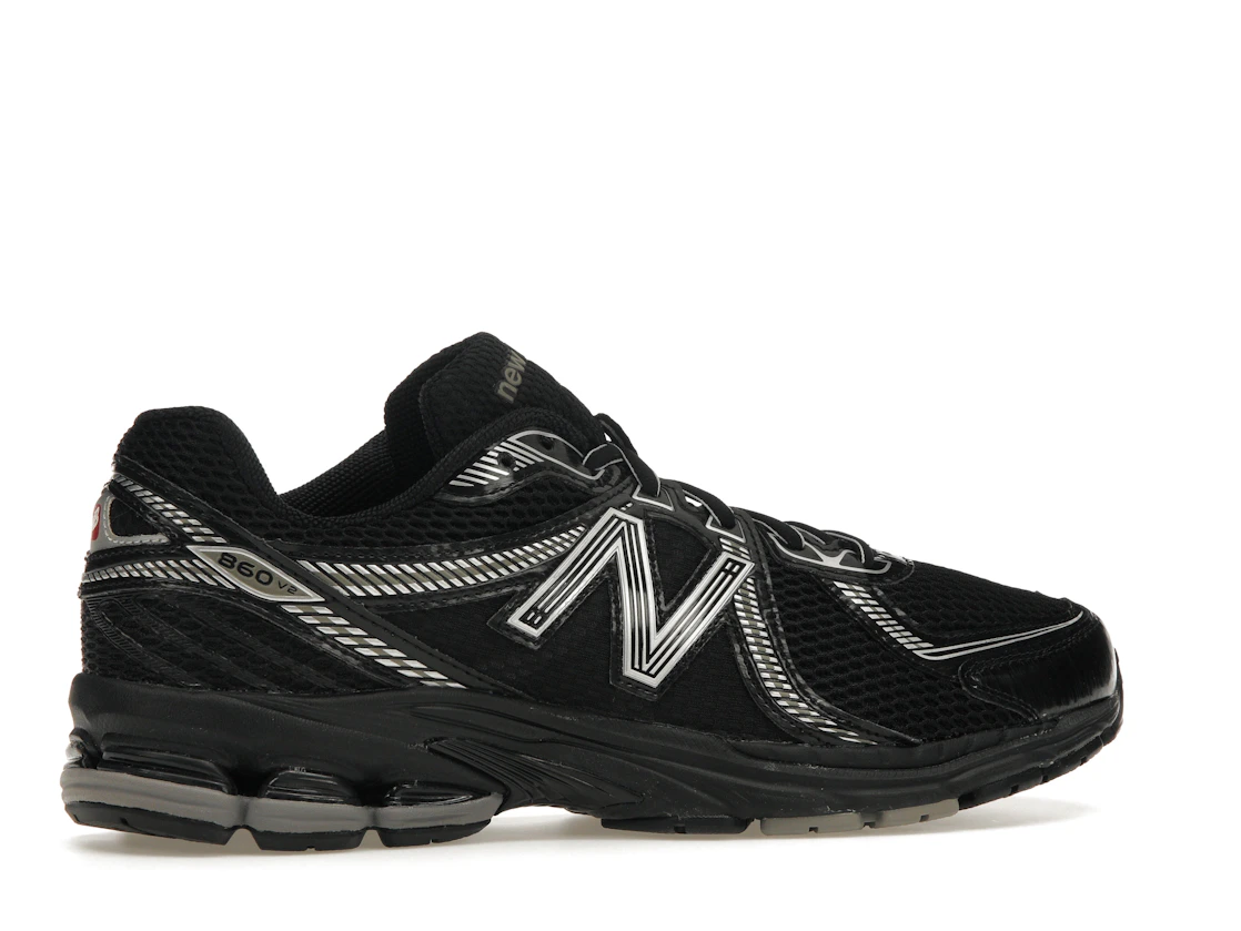 Vue 35 de New Balance 860v2 Black Silver